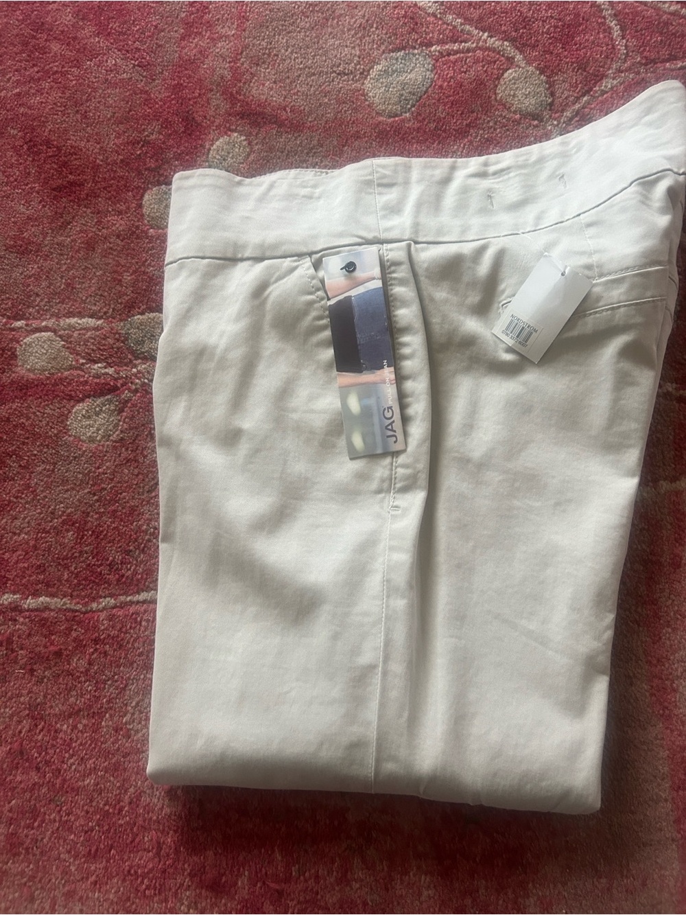 Jag Light Beige Jag Hope Crop Pants Size 12 Brand New with Tags - Picture 7 of 11